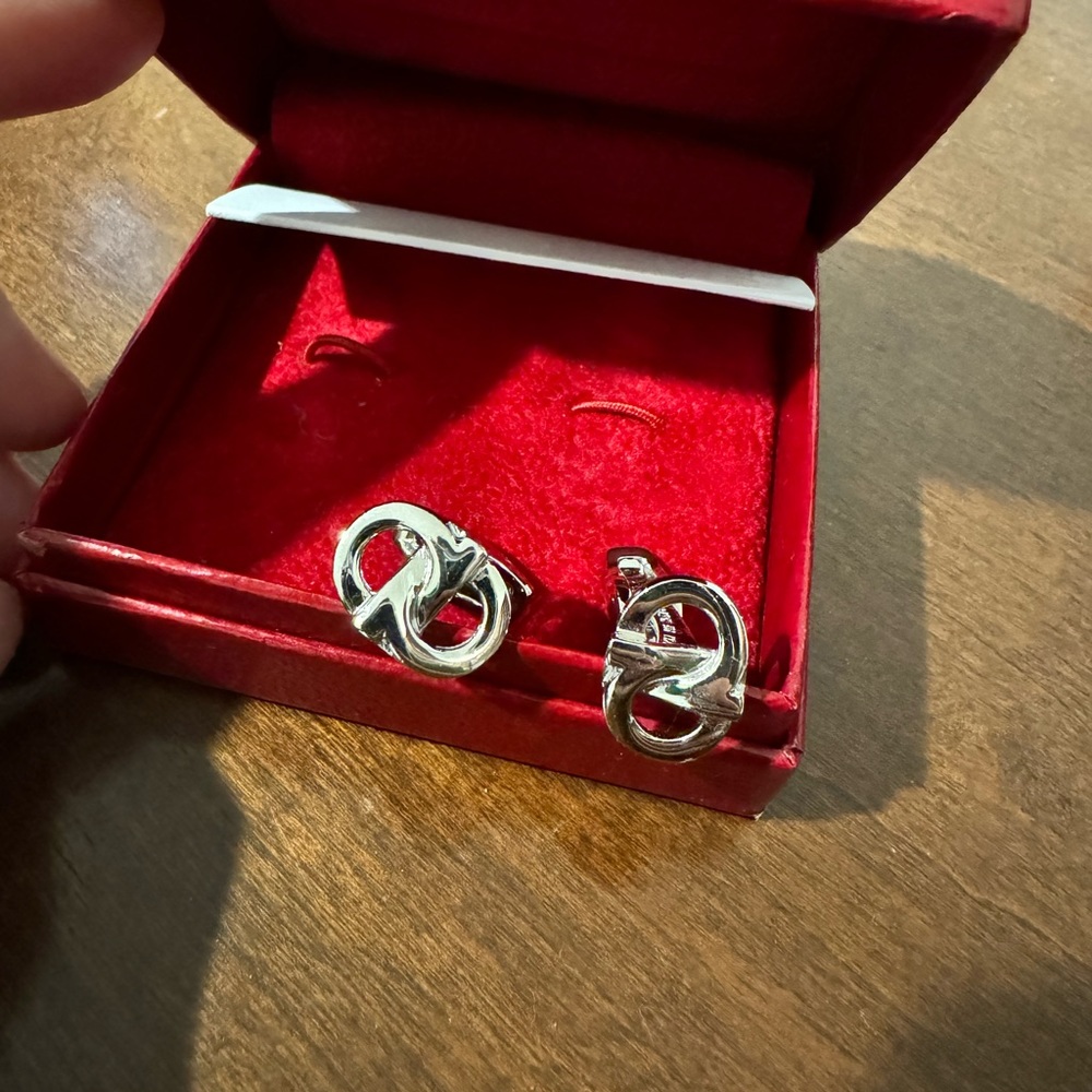 Salvatore Ferragamo cufflinks cuff links authentic